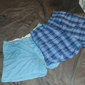 Gildan Blue and Plaid Boxers